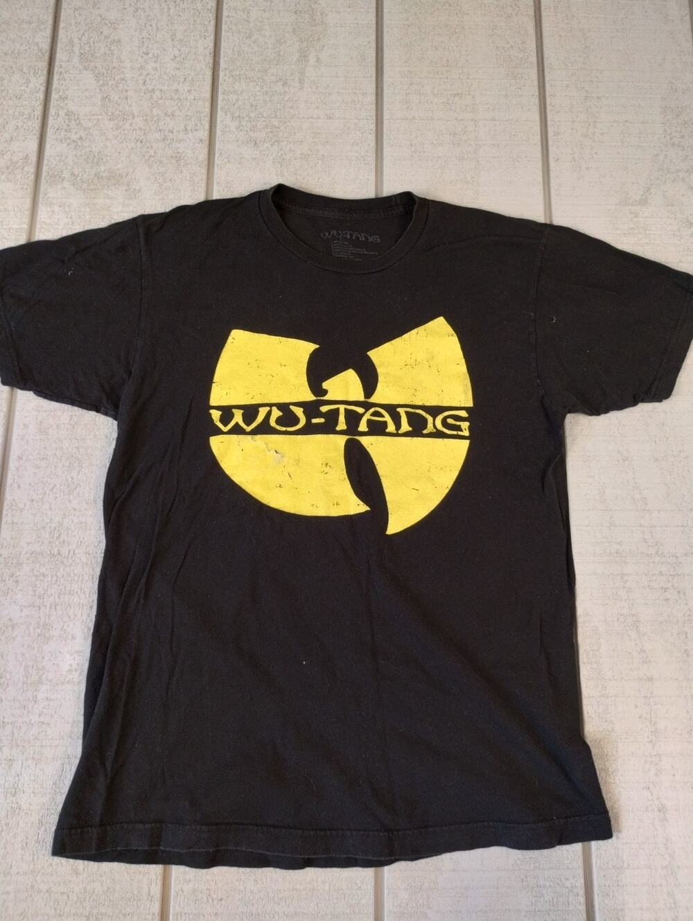 Wu-Tang Classic Logo Graphic Tee Mens L Black Hip-Hop Streetwear Band Rap Music